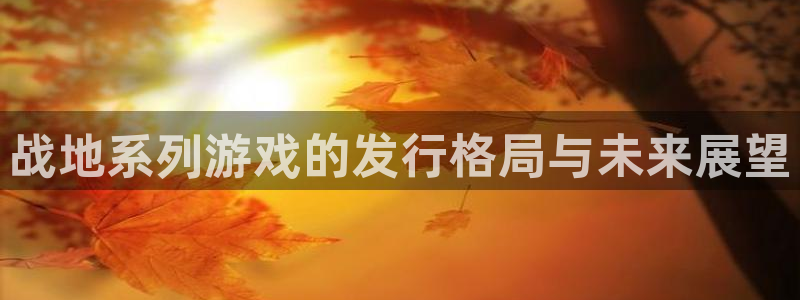 im电竞子的图片：战地系列游戏的发行格局与未来展望